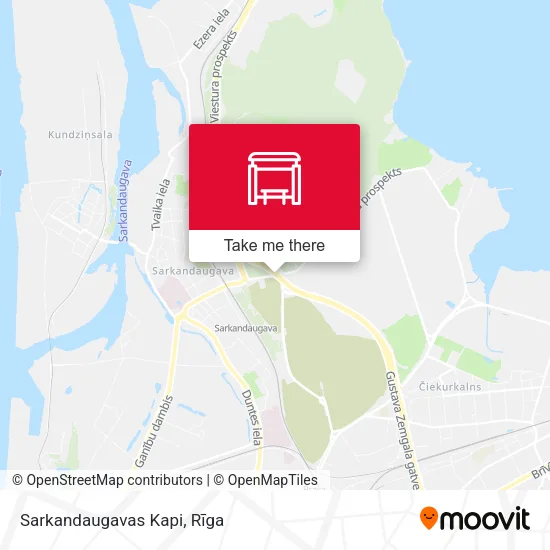 Карта Sarkandaugavas Kapi