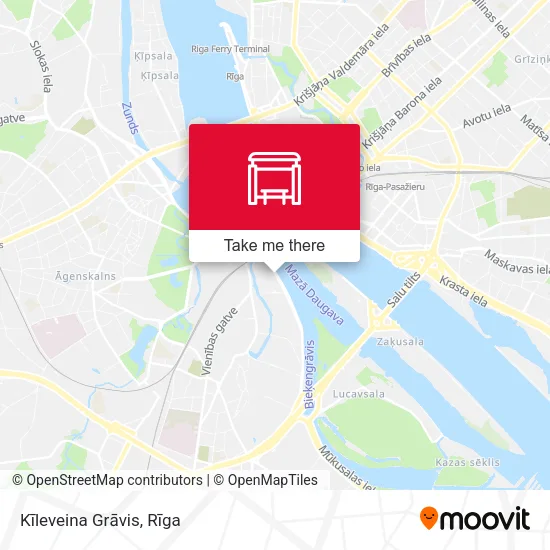 Карта Kīleveina Grāvis