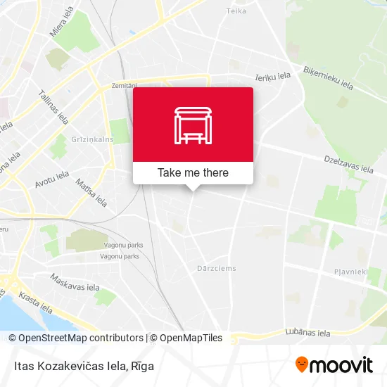Карта Itas Kozakevičas Iela