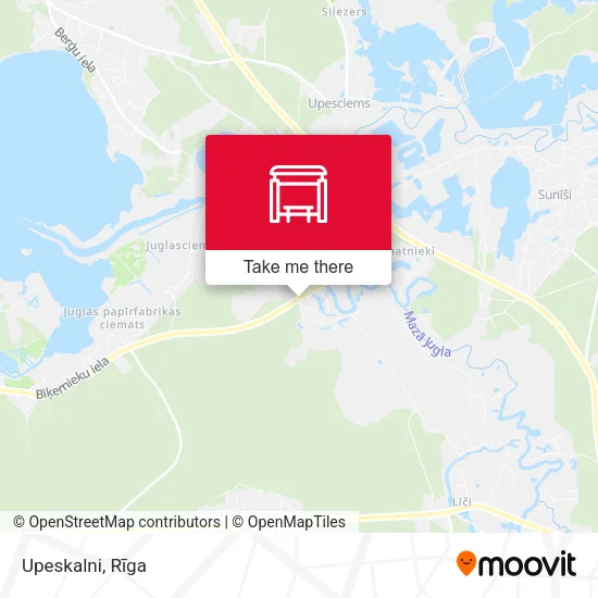 Карта Upeskalni