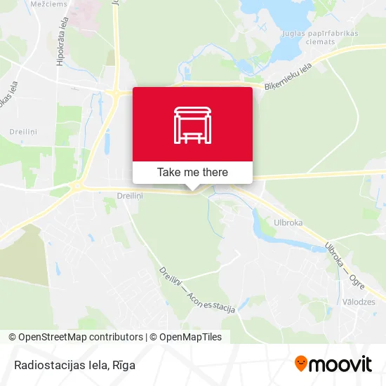 Карта Radiostacijas Iela