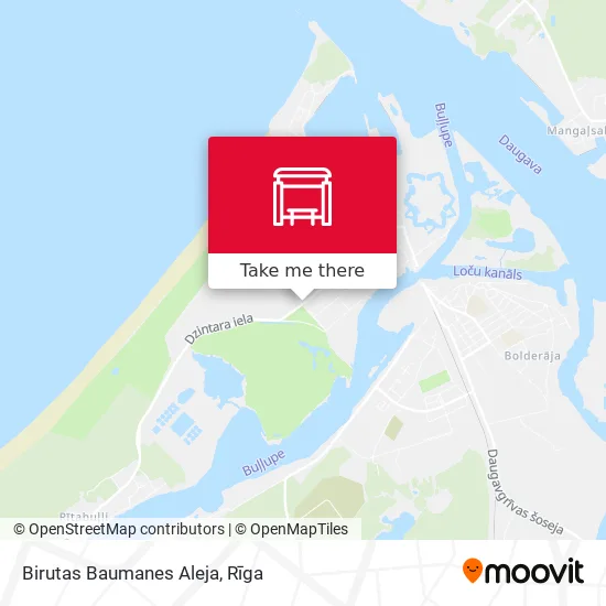 Карта Birutas Baumanes Aleja