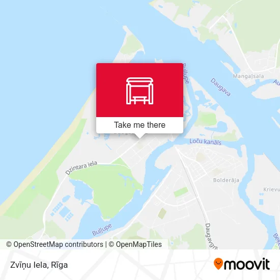 Карта Zvīņu Iela