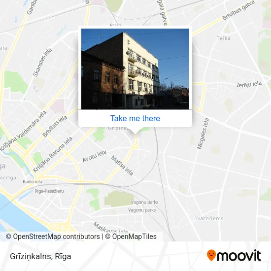 Карта Grīziņkalns