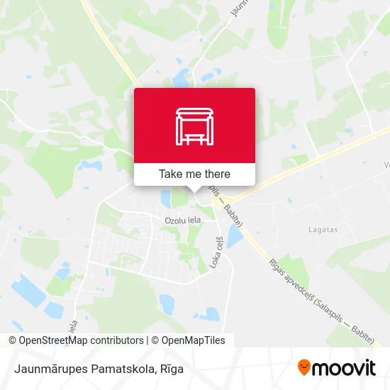 Карта Jaunmārupes Pamatskola
