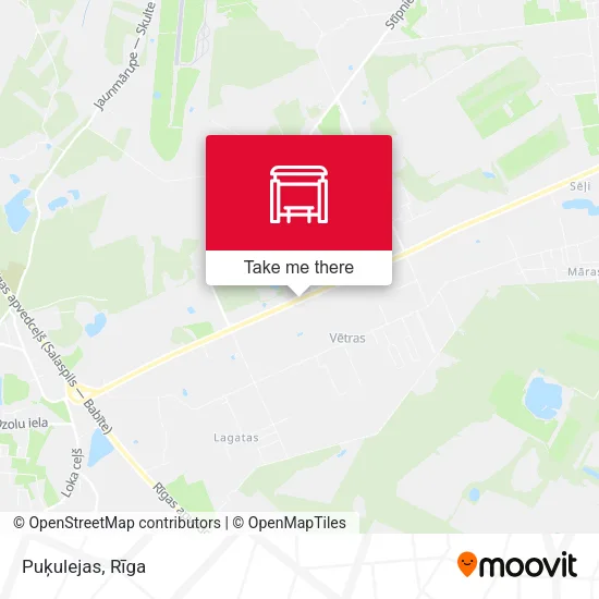 Карта Puķulejas
