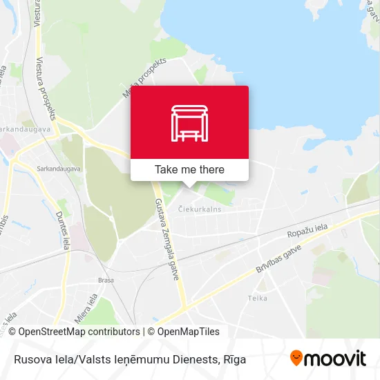 Карта Rusova Iela / Valsts Ieņēmumu Dienests