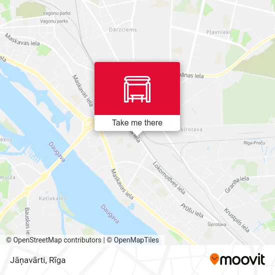 Карта Jāņavārti