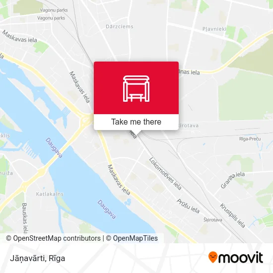 Карта Jāņavārti