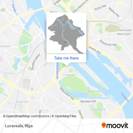 Карта Lucavsala