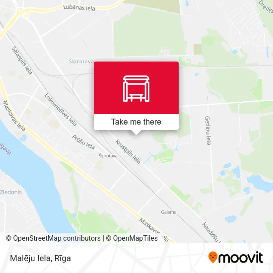 Карта Malēju Iela