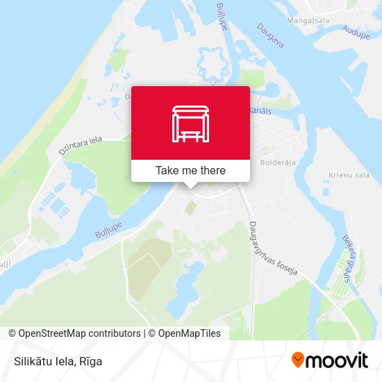 Карта Silikātu Iela