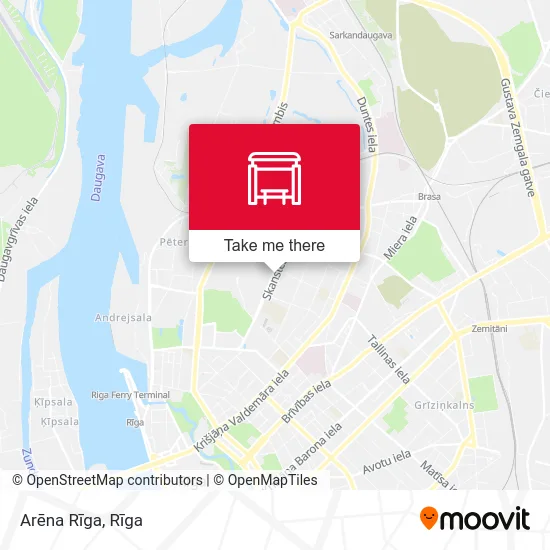 Карта Arēna Rīga