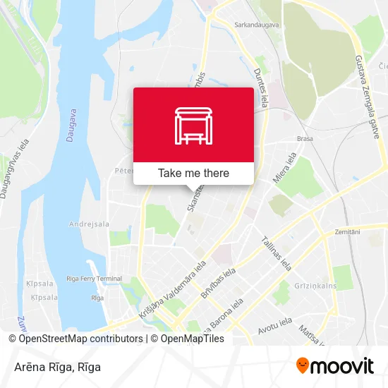 Карта Arēna Rīga