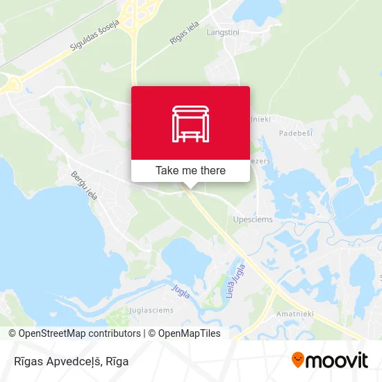 Rīgas Apvedceļš map