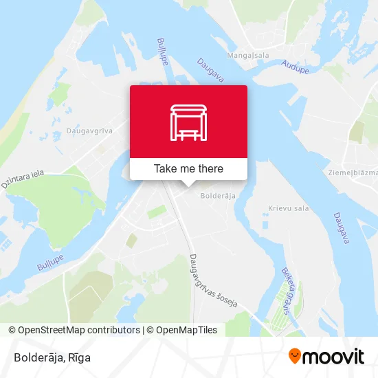 Карта Bolderāja