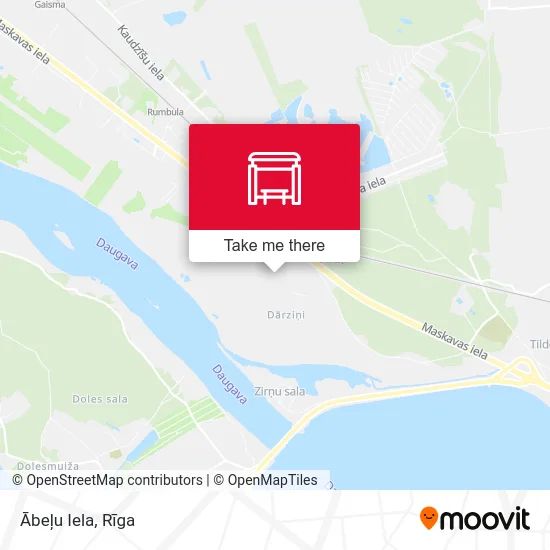 Карта Ābeļu Iela