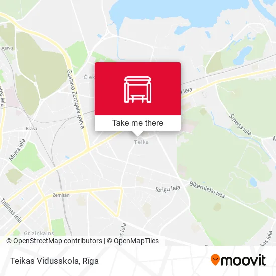 Карта Teikas Vidusskola