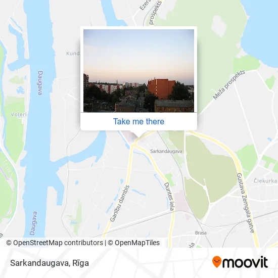 Карта Sarkandaugava