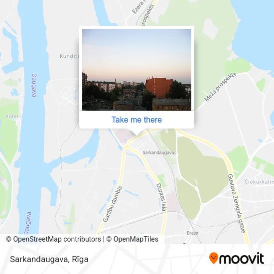 Карта Sarkandaugava
