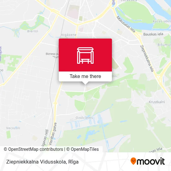 Ziepniekkalna Vidusskola map