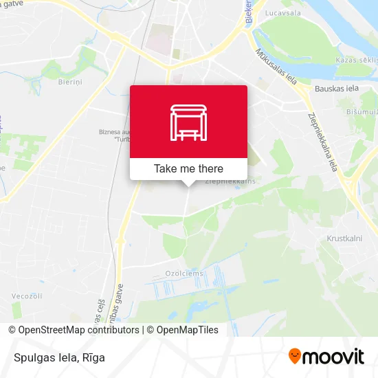 Карта Spulgas Iela