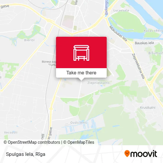 Карта Spulgas Iela