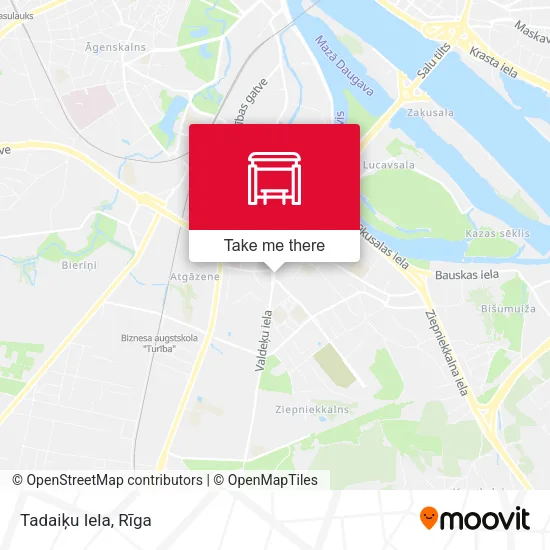 Карта Tadaiķu Iela