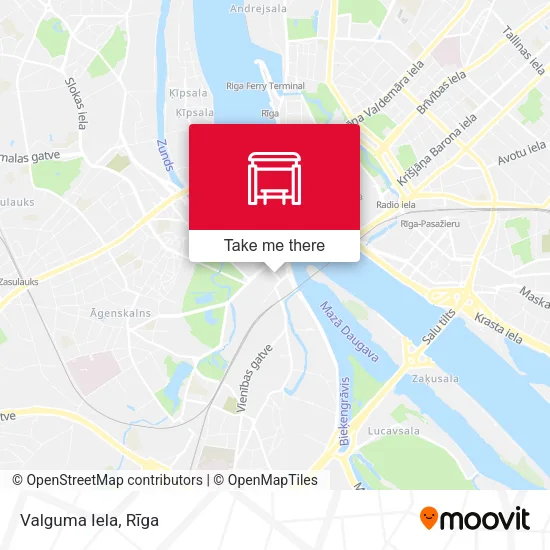 Карта Valguma Iela