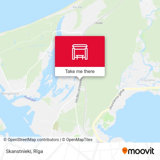 Карта Skanstnieki