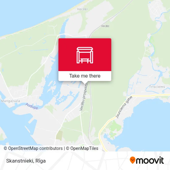 Карта Skanstnieki