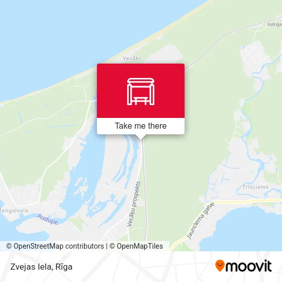 Карта Zvejas Iela