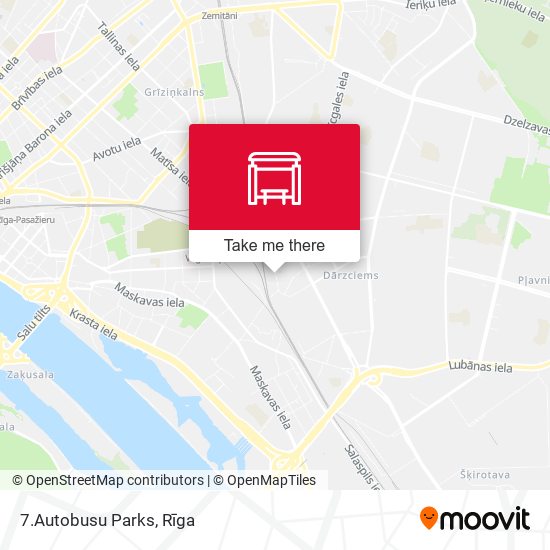 7.Autobusu Parks map