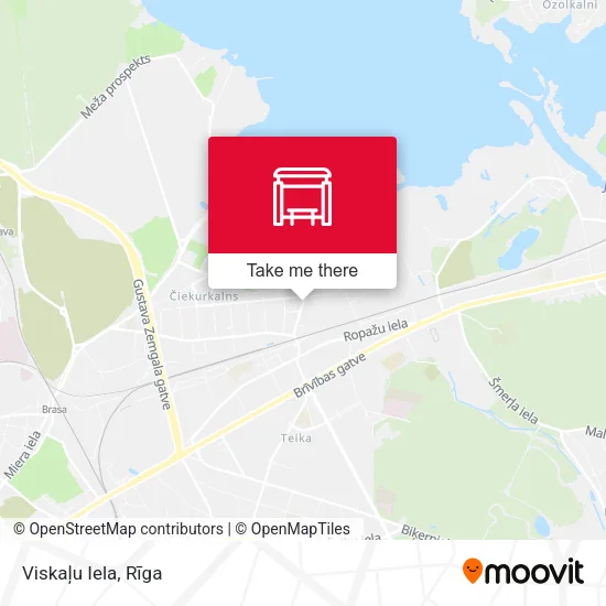 Карта Viskaļu Iela