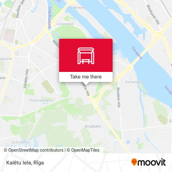 Карта Kalētu Iela