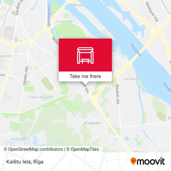 Карта Kalētu Iela