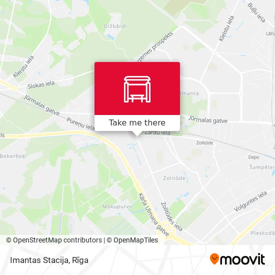 Карта Imantas Stacija