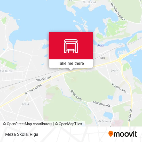 Карта Meža Skola