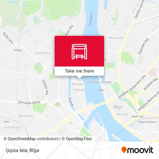 Карта Ģipša Iela