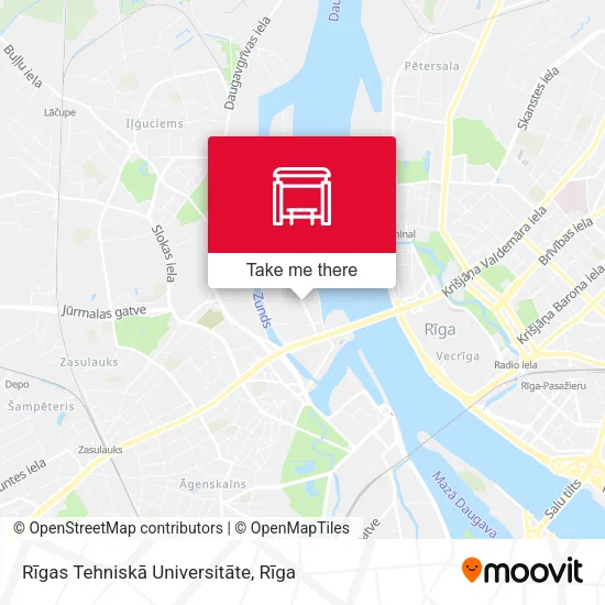 Карта Rīgas Tehniskā Universitāte