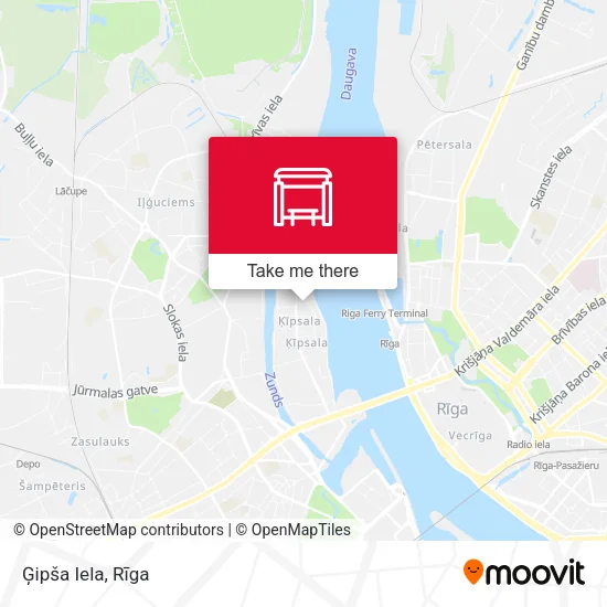 Карта Ģipša Iela