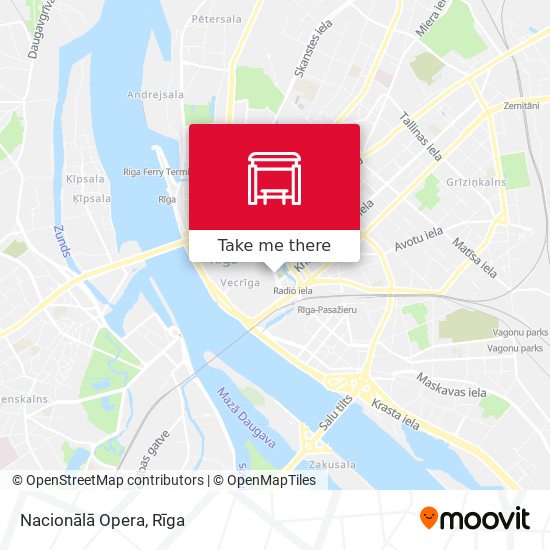 Nacionālā Opera map