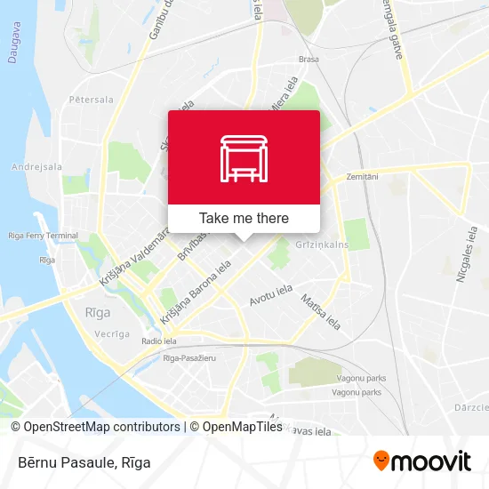 Карта Bērnu Pasaule
