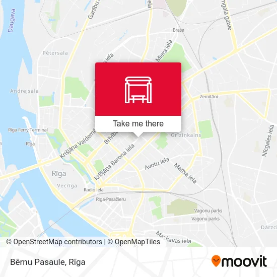 Карта Bērnu Pasaule