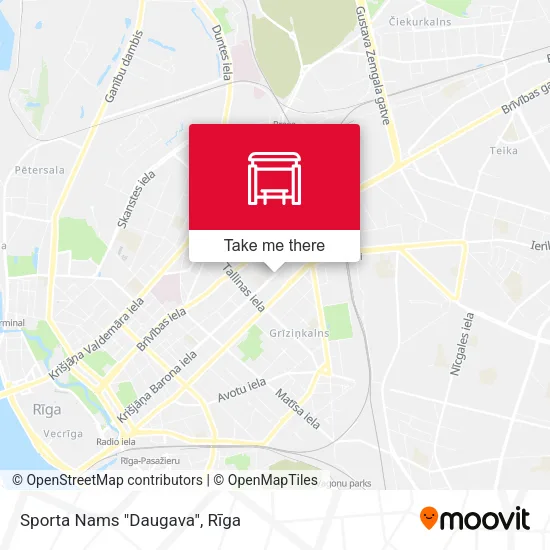Карта Sporta Nams "Daugava"