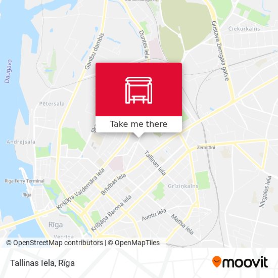 Tallinas Iela map