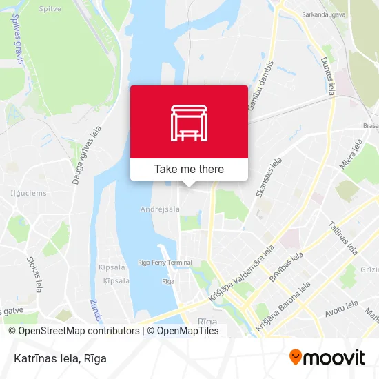 Карта Katrīnas Iela
