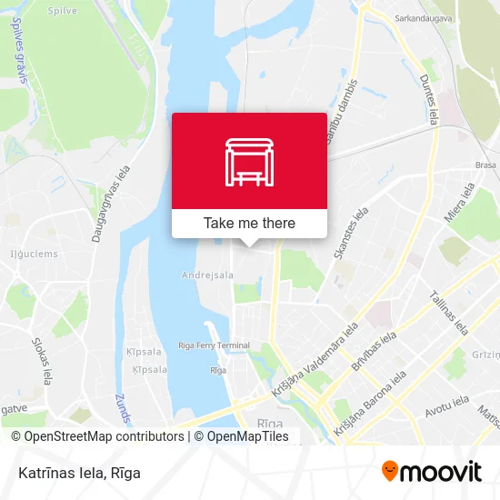 Карта Katrīnas Iela