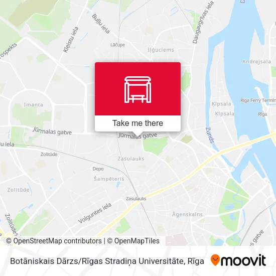 Botāniskais Dārzs / Rīgas Stradiņa Universitāte map