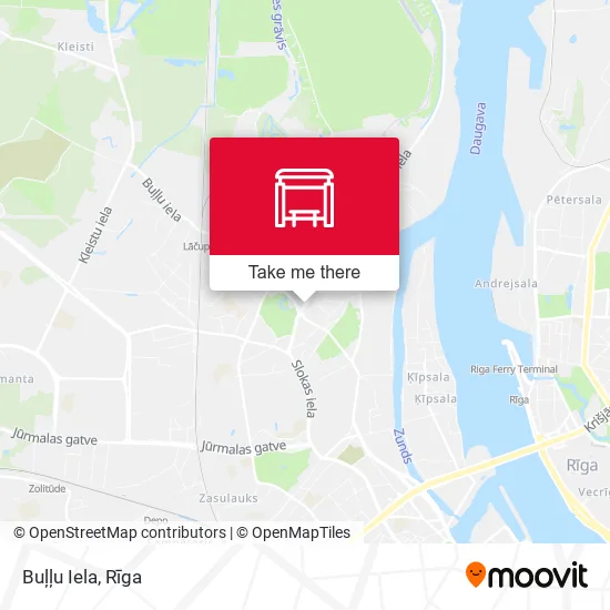 Карта Buļļu Iela